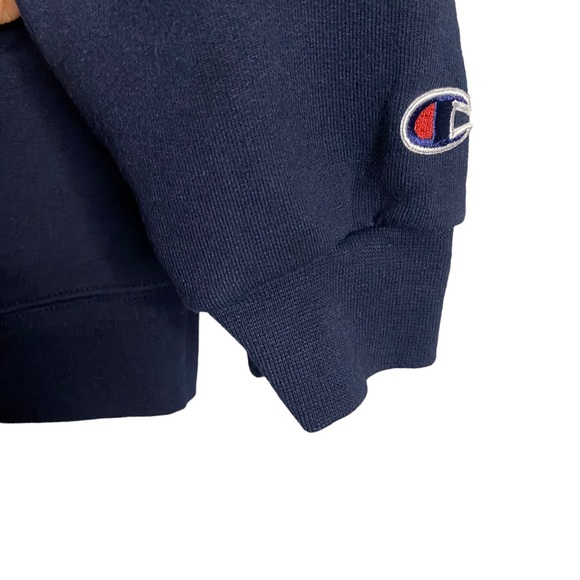 Champion Eco Authentic Navy Crewneck Sweatshirt - Picture 4 of 7